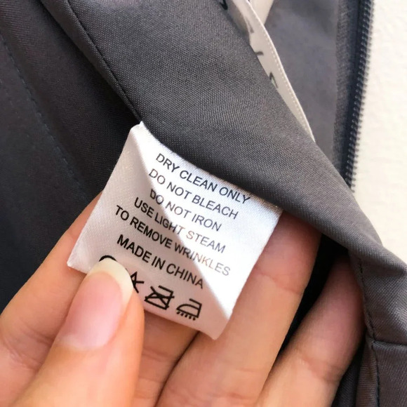 AZAZIE Chiffon Formal Off-the-Shoulder Bridesmaids Gray V Neck Maxi Dress A4 - Picture 9 of 9